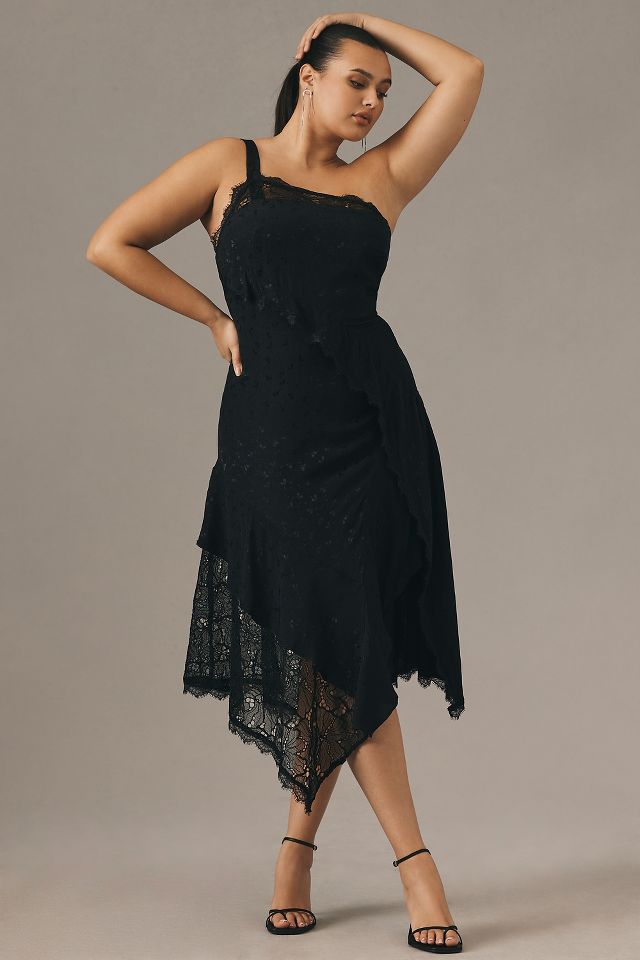 Anthropologie black 2024 lace dress