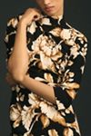 maeve neck tie shift mini dress