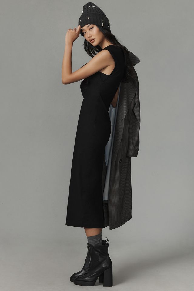 Maeve Cap-Sleeve Slim Midi Dress #3