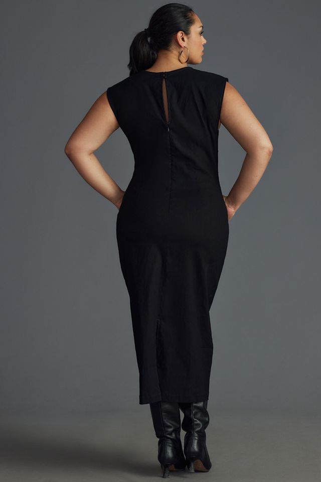 Maeve Cap-Sleeve Slim Midi Dress #6