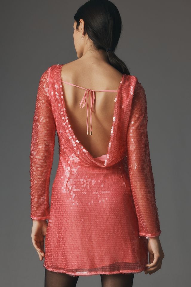 anthropologie glitter dress Beyonce Bateau Blue Sequined Long Sleeves Celebrity Prom Dresses Brit –  Okeydress