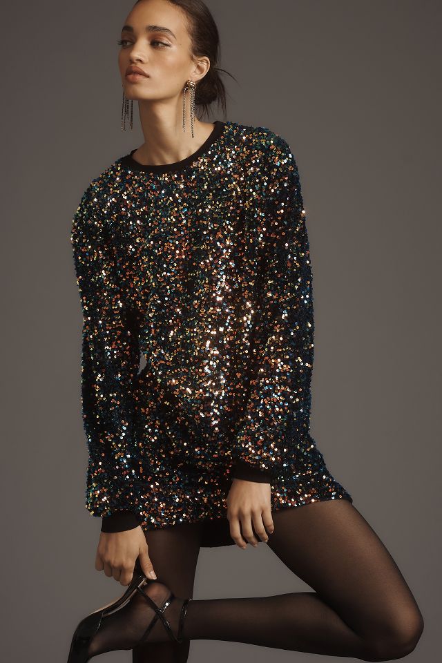 SEQUIN MINI DRESS