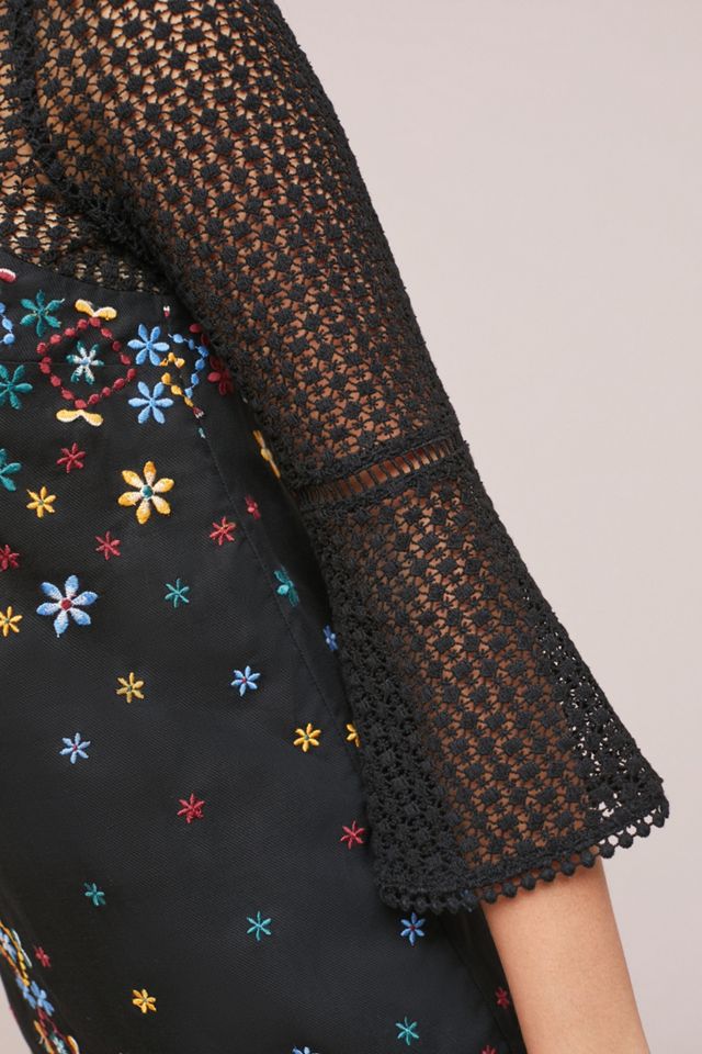 Maud Embroidered Shift Dress #2