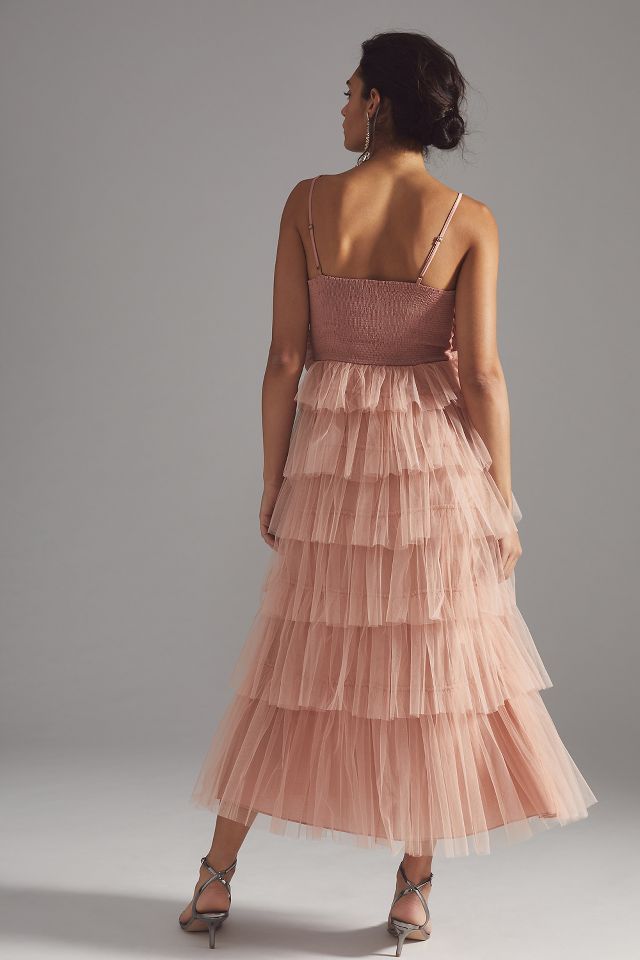 Anthropologie tulle outlet dress