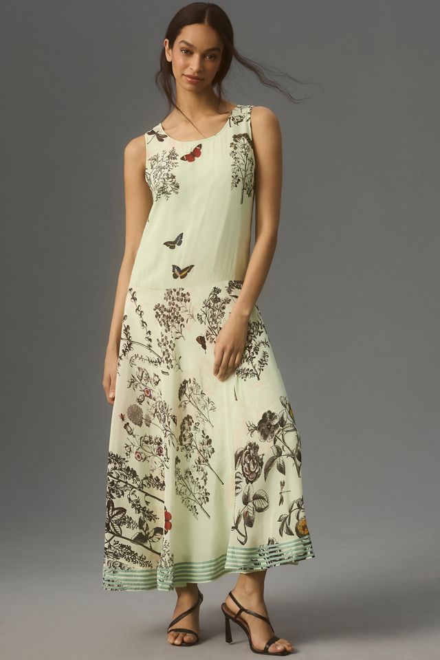 Kavita Bhartia Sleeveless A-Line Floral Maxi Dress #3