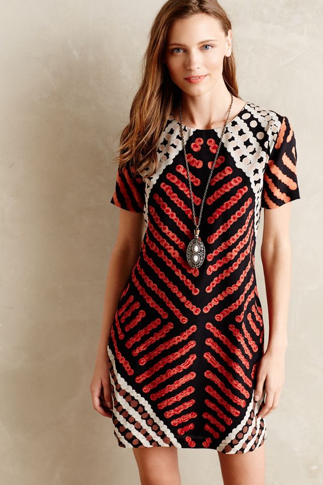 Anthropologie shift clearance dress