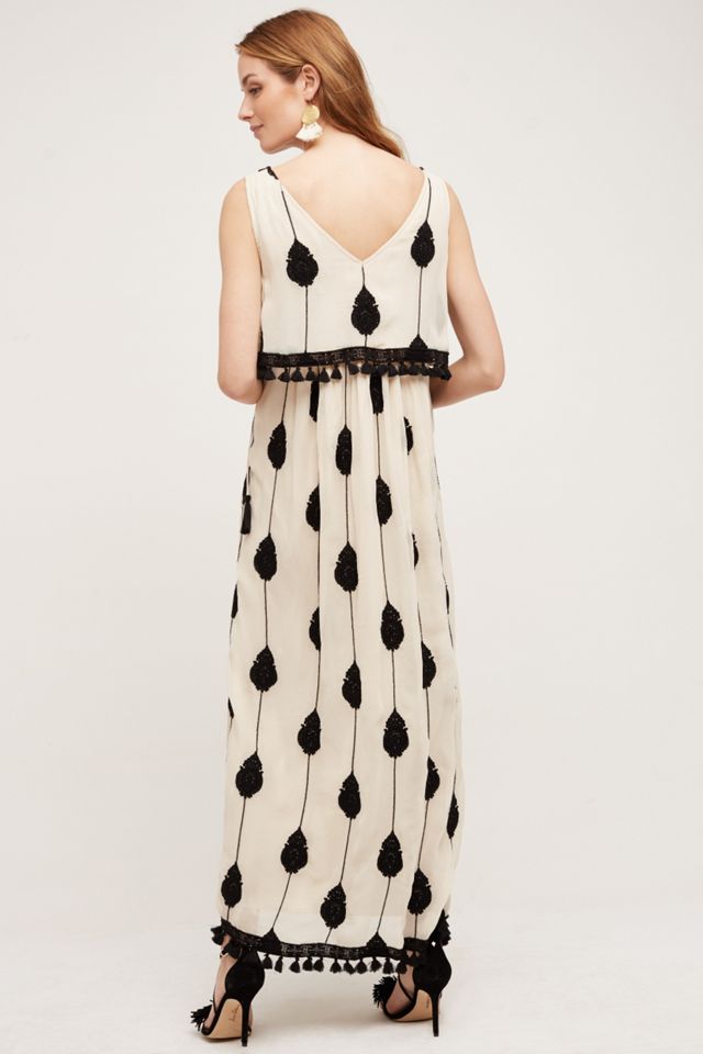 Embroidered Medallion Maxi Dress #3