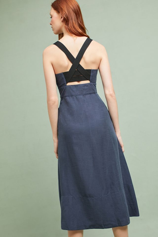 Pinafore Cross-Back Dress #2