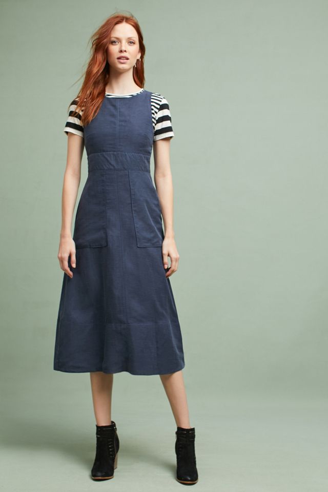 Pinafore Cross-Back Dress #3