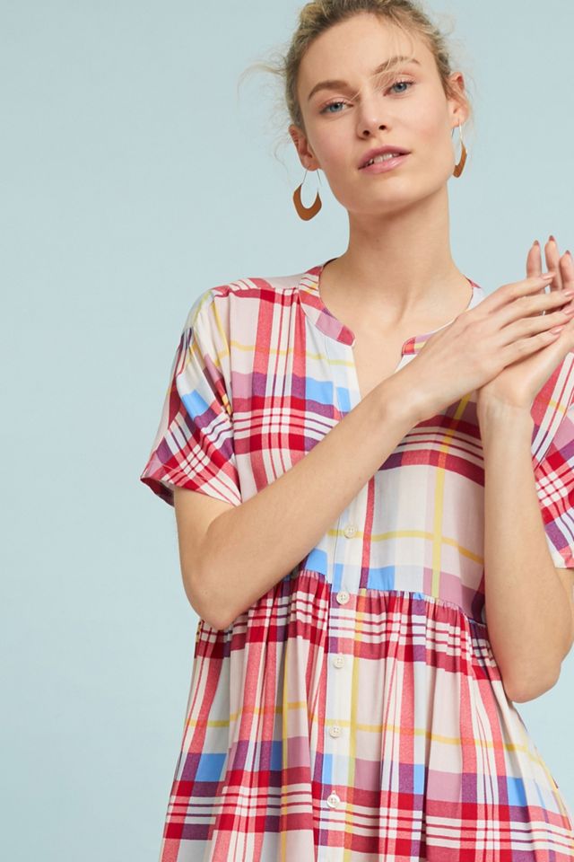 Plaid Tunic Dress #2