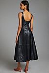 Faux Leather Midi Dress #2