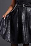 Faux Leather Midi Dress #4