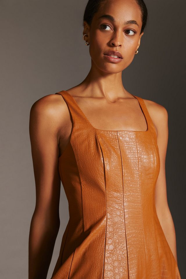 Avec Les Filles Faux Leather Dress #2