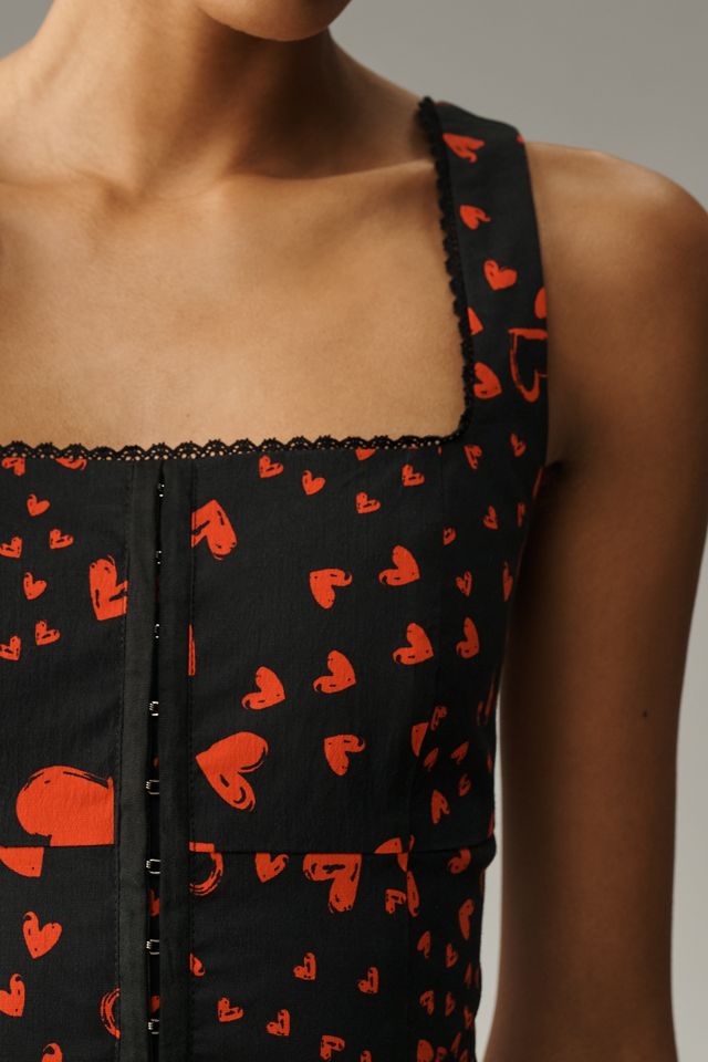Avec Les Filles Sleeveless Square-Neck A-Line Midi Dress #2