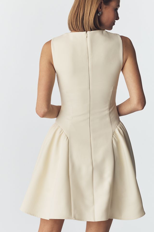 Avec Les Filles Flounce-Hem Mini Dress #3