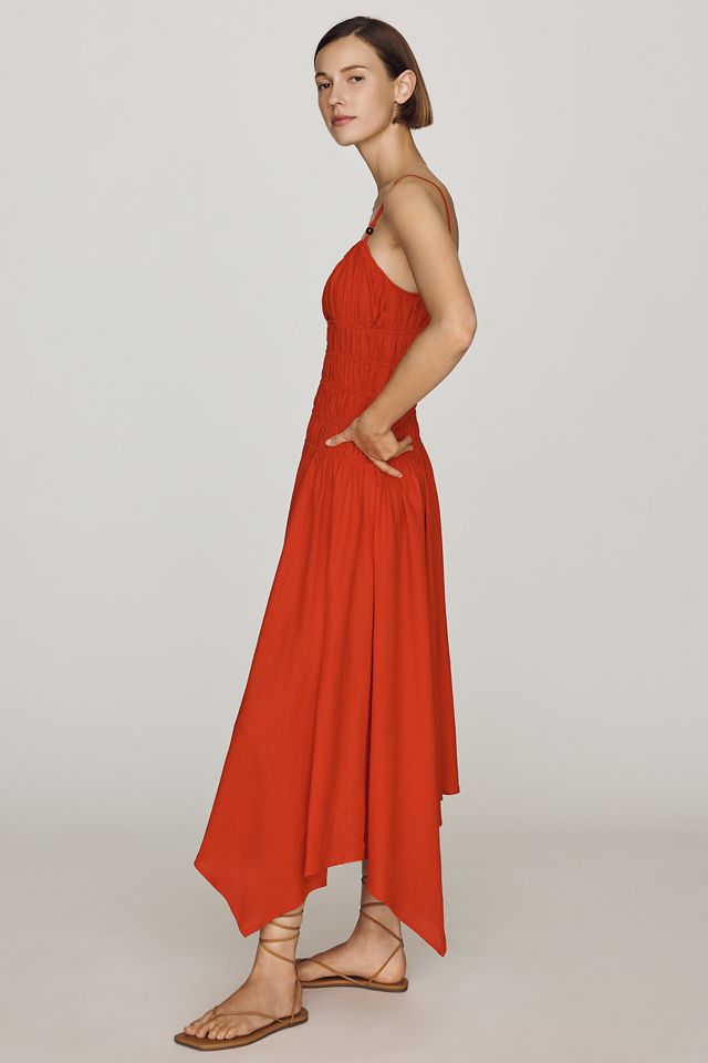 Avec Les Filles Shirred Dress #2