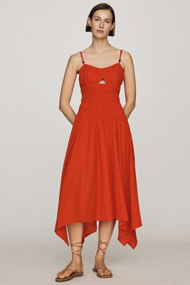 ruche dress Peggy Ruche Dress by Jules Los Angeles, L/XL (12-14) / Black main image 1
