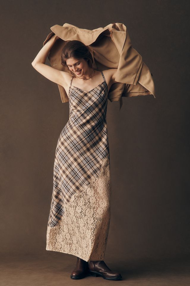 Avec Les Filles Bias Lace Maxi Dress #2