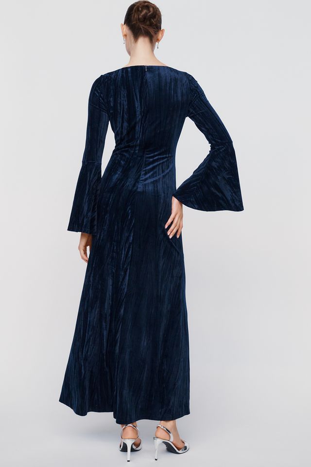 Avec Les Filles Vevlet Keyhole Maxi Dress #3
