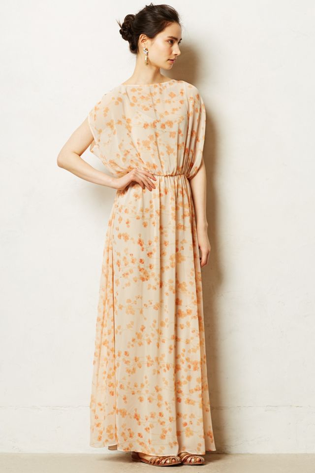 chinese dress ladies Blossom Hearts Maxi Dress