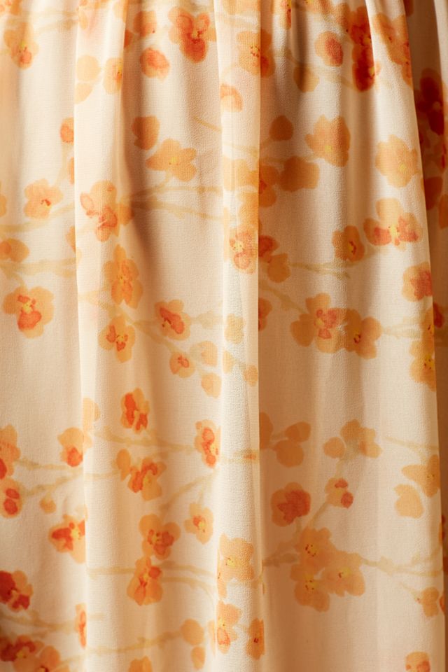 chinese dress ladies Cherry Blossom Maxi Wrap in Black + Gold – SymbologyClothing