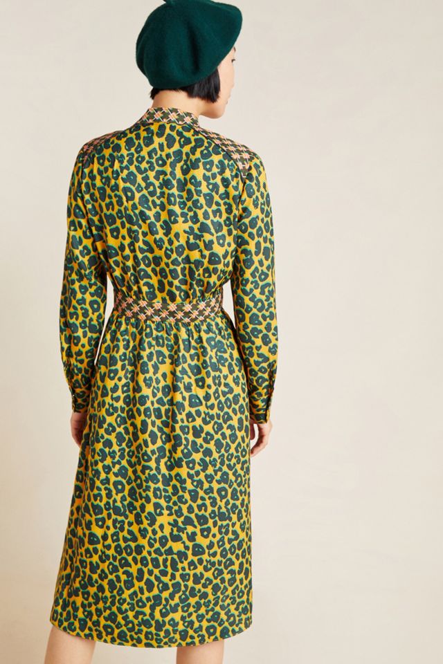 Scotch & Soda Leopard Midi Dress #1