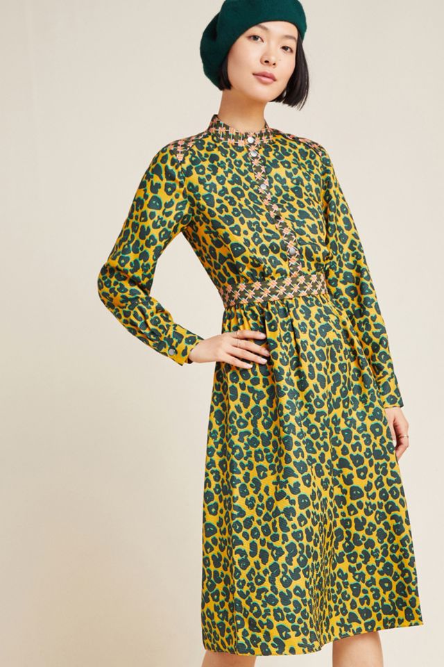 Scotch & Soda Leopard Midi Dress #3