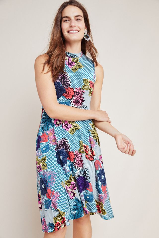 Maeve Cyprus Swing Dress | Anthropologie