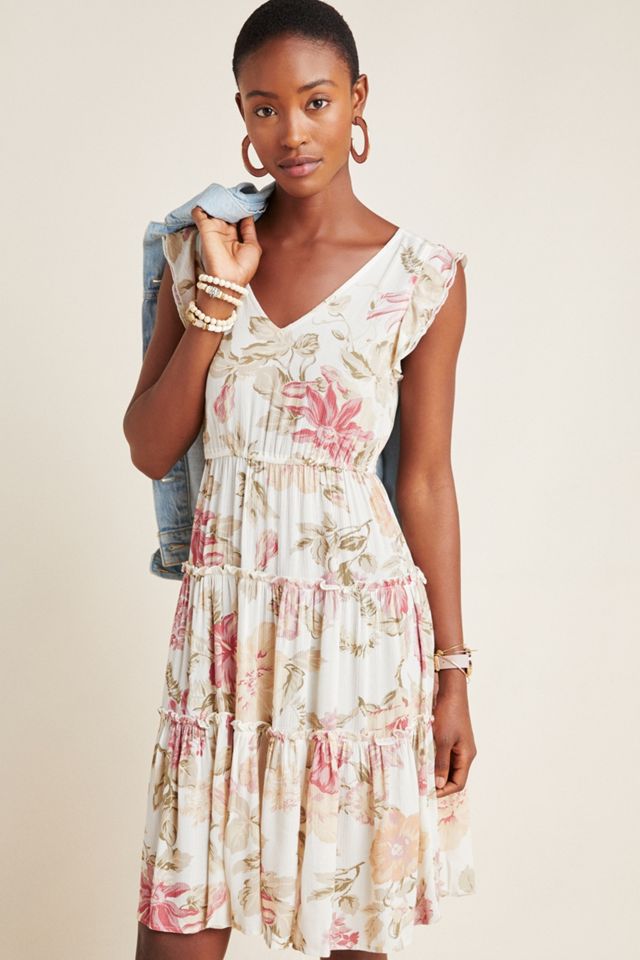Frye x Anthropologie Luna Tiered Dress #3