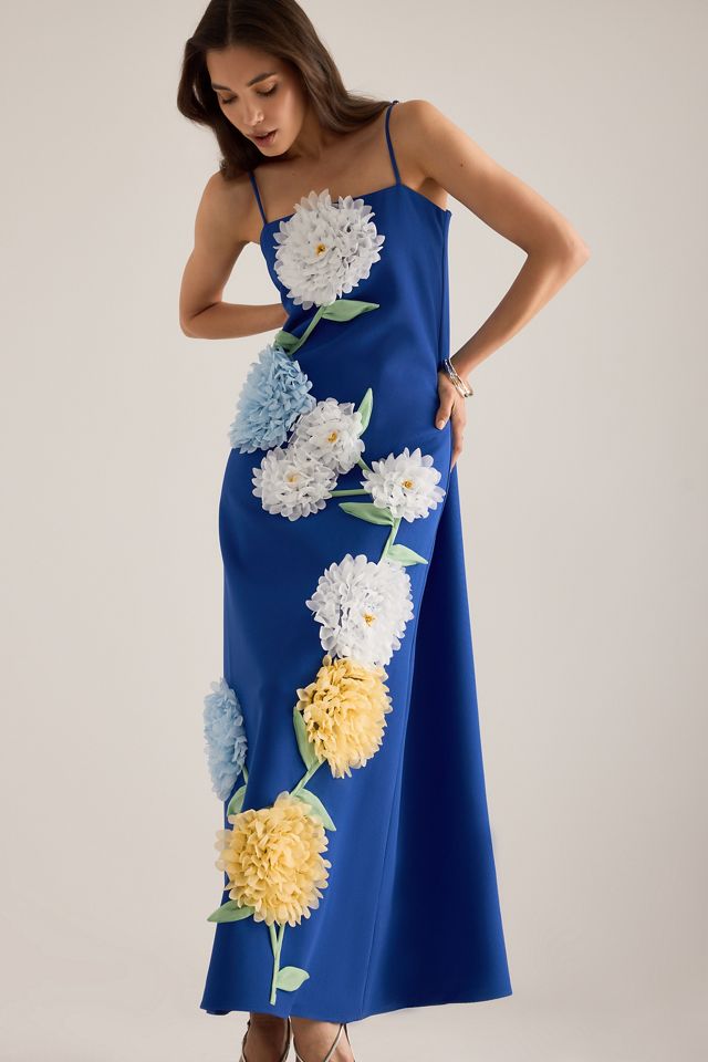 ELLIATT 3D-Blumen-Maxikleid #2