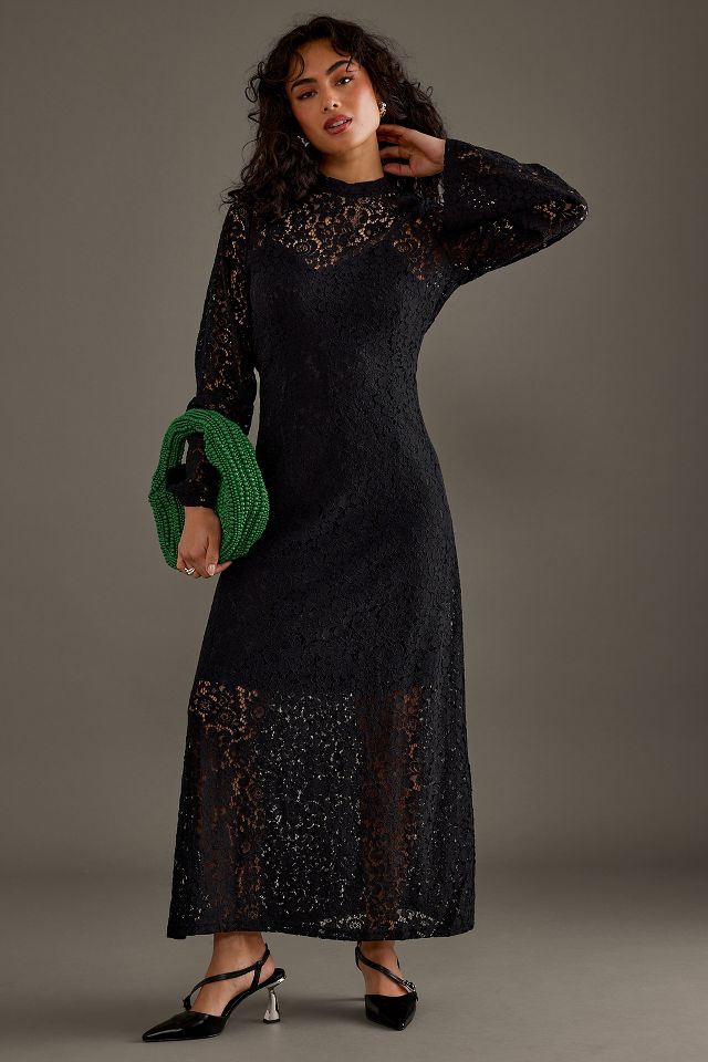 Maxi dress with bell cheap sleeves