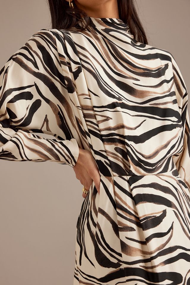 Selected Femme Alana Printed Long-Sleeve Mini Dress #5