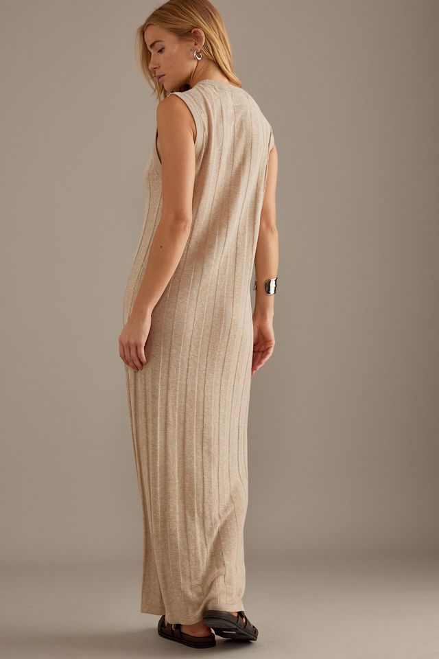 Vestido Maxi de Punto Acanalado Hannah de Selected Femme #1