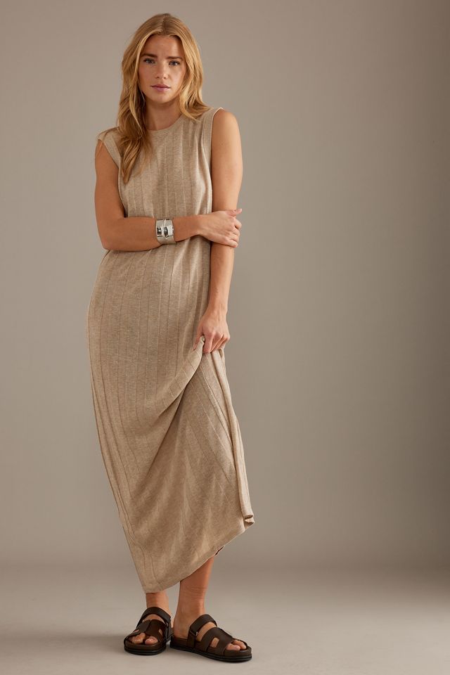 Vestido Maxi de Punto Acanalado Hannah de Selected Femme #2