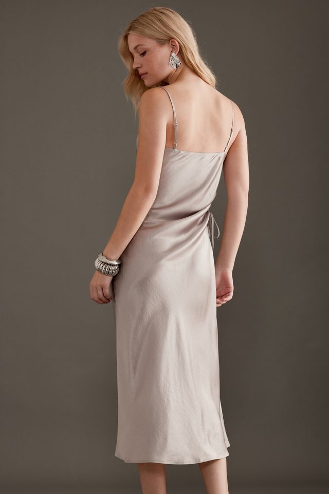 Robe Midi en Satin Selene Selected Femme #1