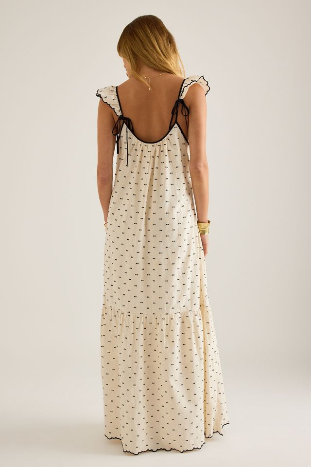 Y.A.S Textured Dobby Sleeveless Maxi Dress #1