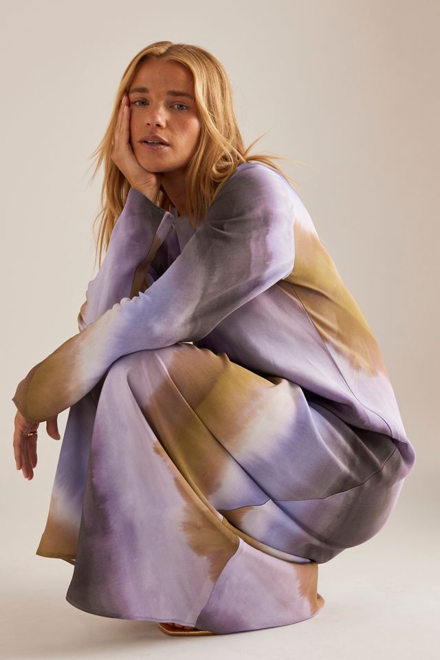 Selected Femme Gafrid Long-Sleeve Maxi Dress #3