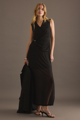 Selected Folga Sleeveless V-Neck Maxi Dress