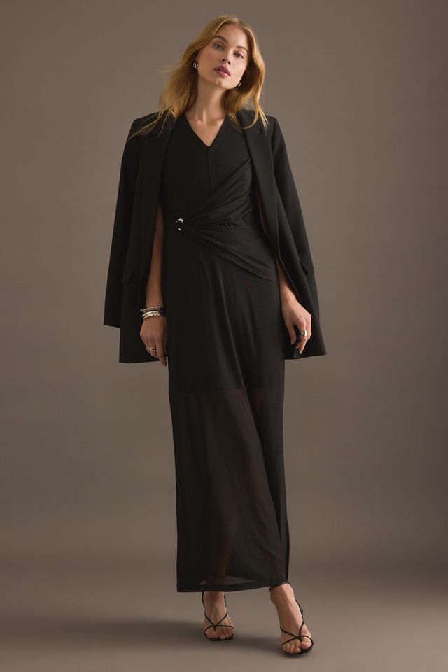 Selected Robe maxi sans manches à col en V Folga #2