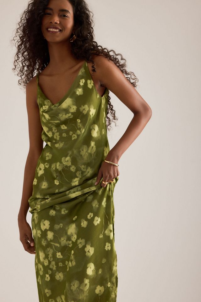 Selected Giona Cami Cowl-Neck Maxi Dress #1