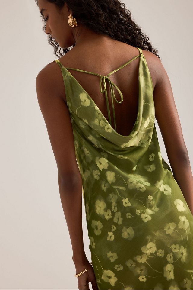 Selected Giona Cami Cowl-Neck Maxi Dress #4
