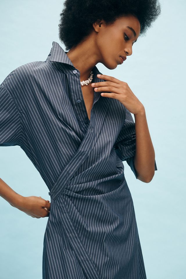 ASTR The Label Flykra Wrap Shirt Dress #1