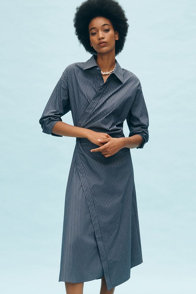 ASTR The Label Flykra Wrap Shirt Dress #3