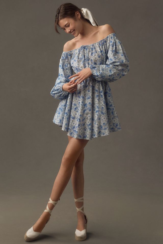 ASTR Lora Off-Shoulder Mini Dress