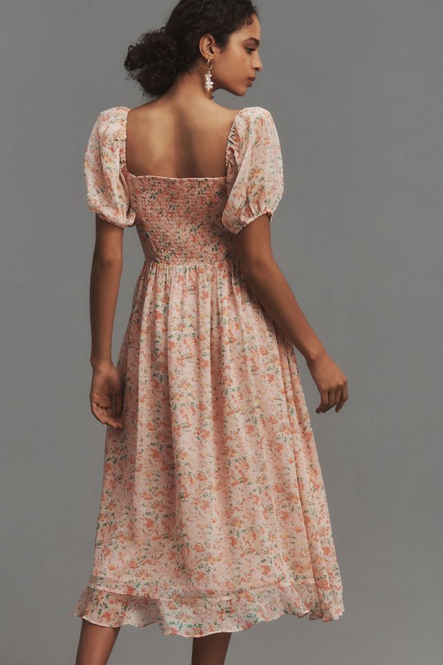 ASTR The Label Lunaria Pleated Floral Midi Dress #1