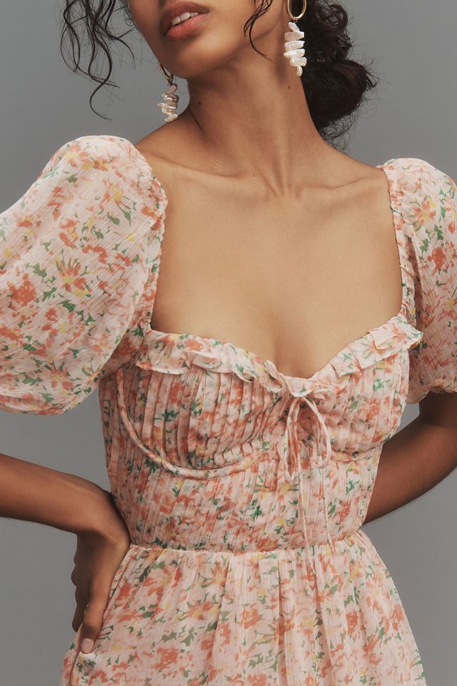 ASTR The Label Lunaria Pleated Floral Midi Dress #2