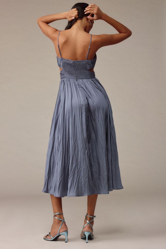 ASTR The Label Capitola Pleated Midi Dress #1