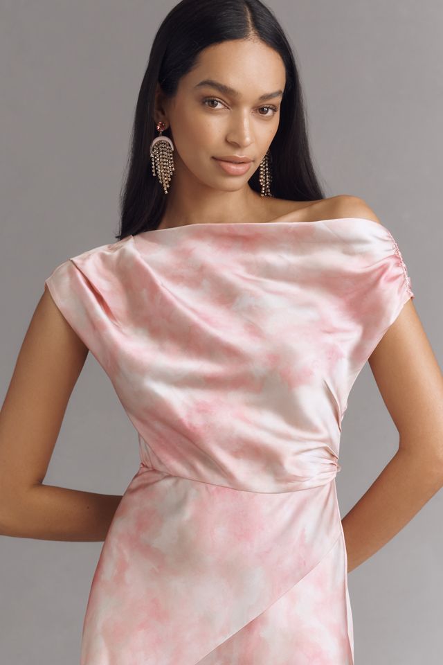 ASTR The Label Mairyn Asymmetrical Slip Dress #2