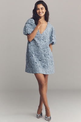 Astr Lakelyn Mini Dress In Blue