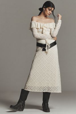 ASTR the Label Dorian Off-Shoulder Maxi Dress